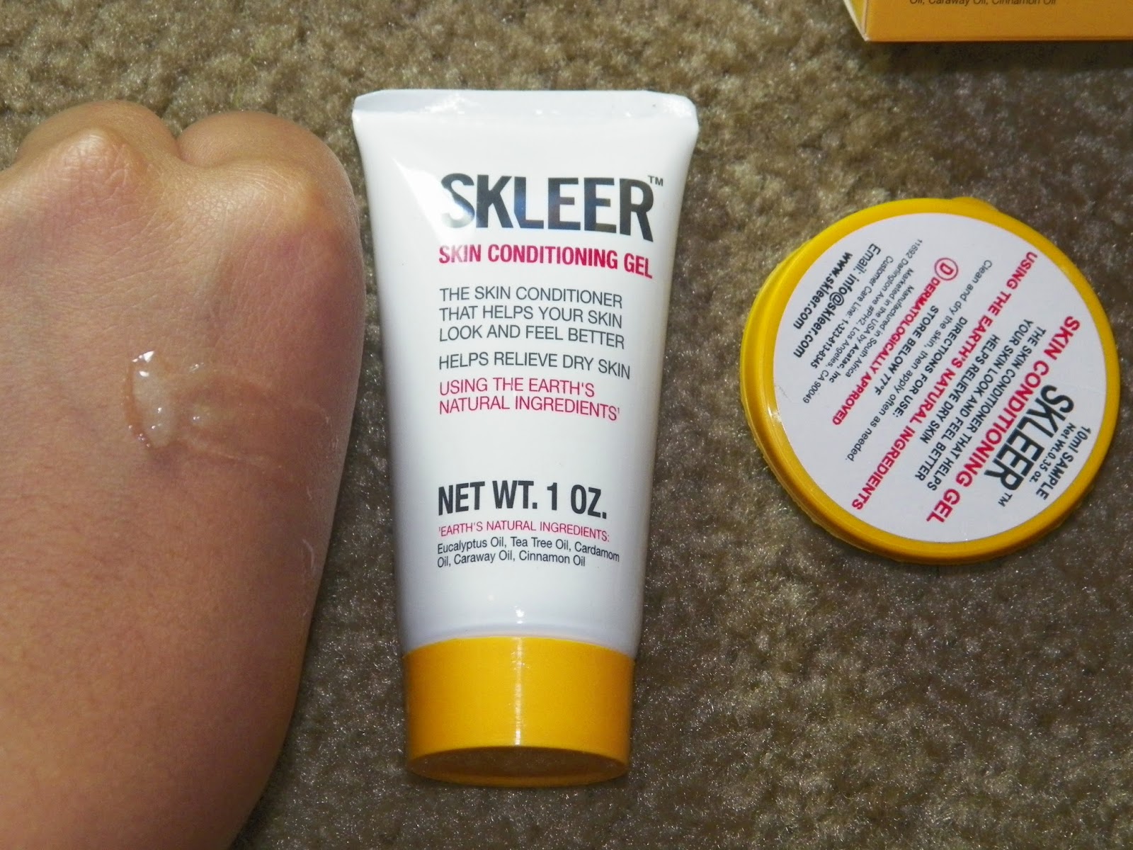 mygreatfinds SKLEER Skin Conditioning Gel Review + Giveaway 5/22 US