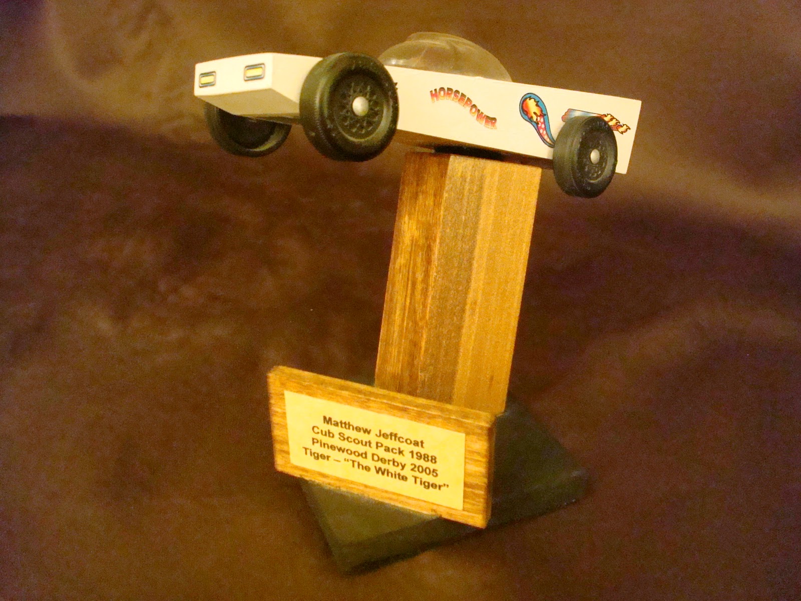 Spam and Hamsters Pinewood Derby Building a Cool Car Stand