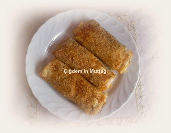 Çiğdem�in Mutfağı galeta unlu kıymalı börek