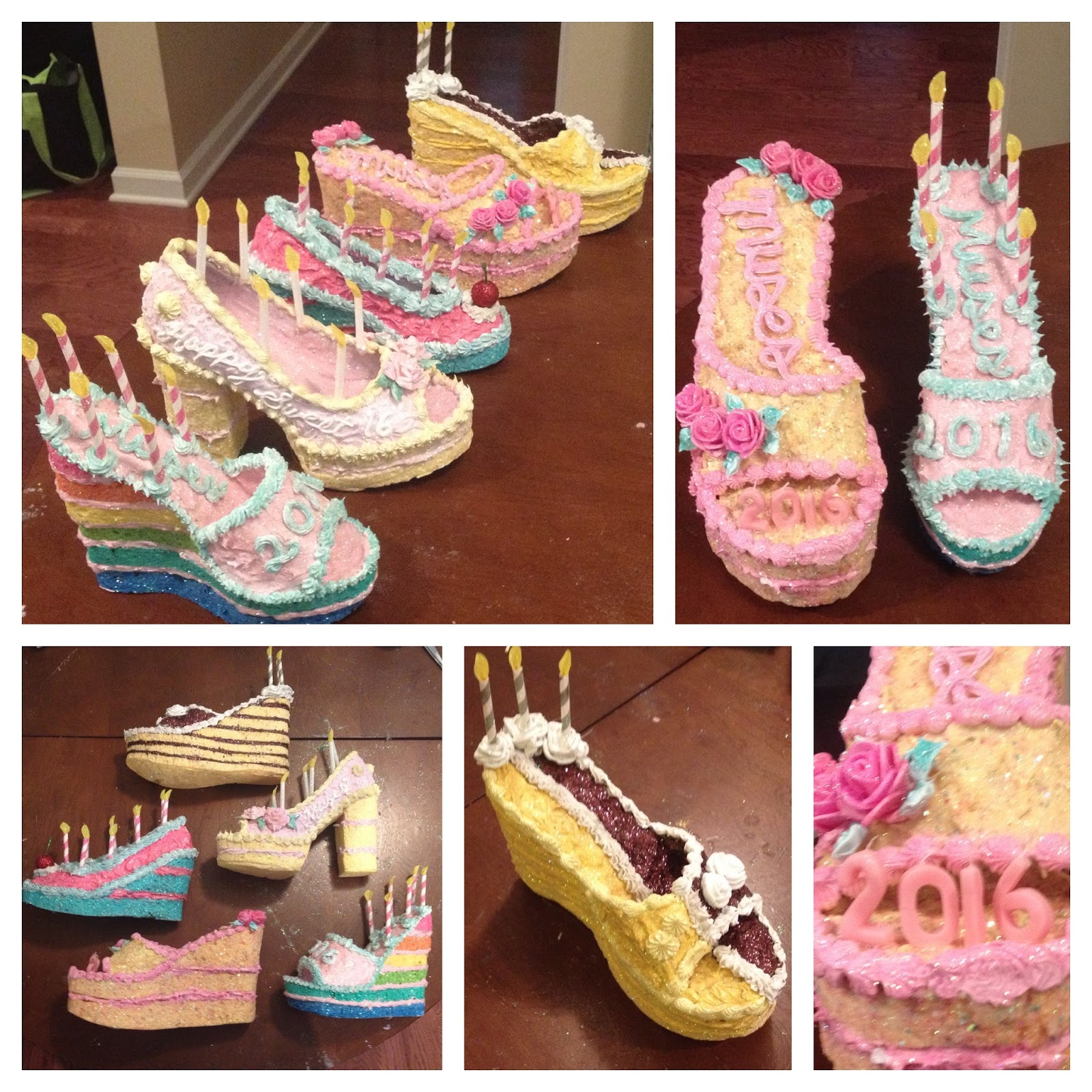 Confessions of a glitter addict Cake Shoes Great Big