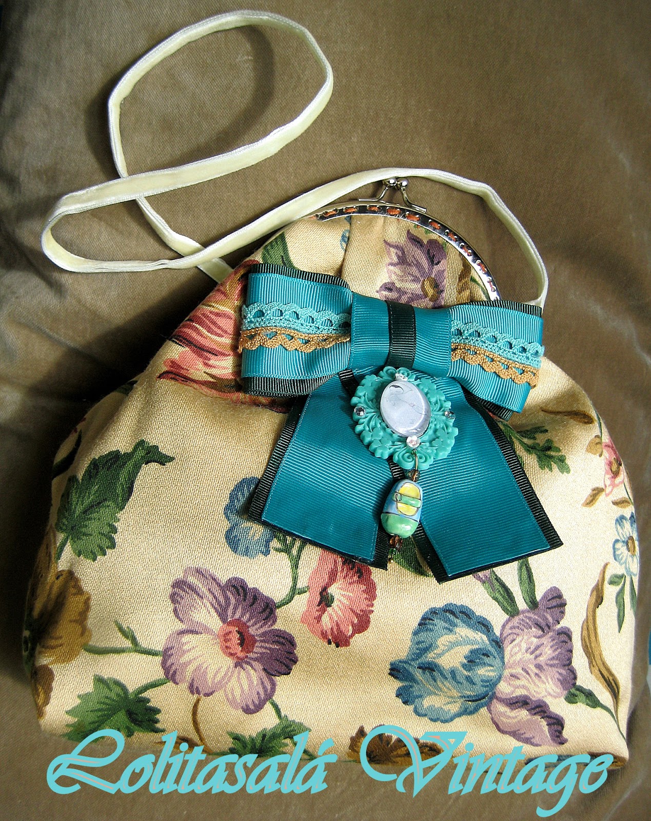 Lolitasalavintage Así comencé a hacer mis bolsos de boquilla vintage