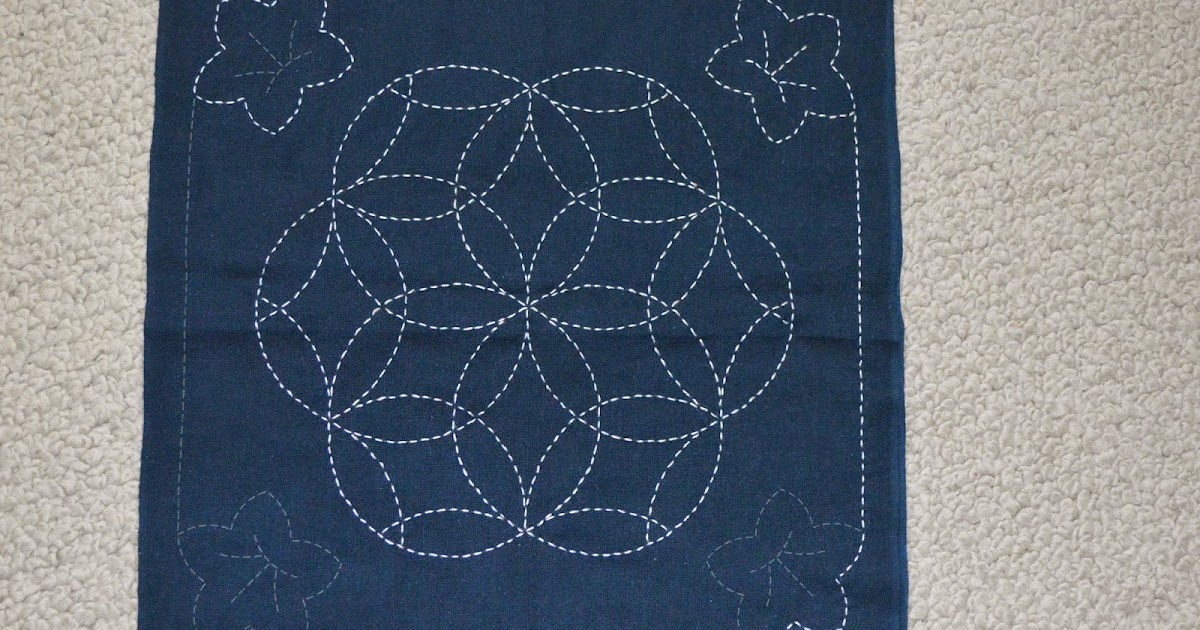 Sew Many Quilts Too Little Time Sashiko and Pattern Tracing.