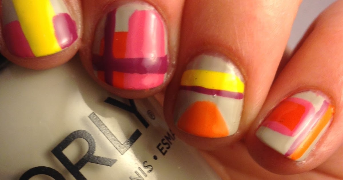 4. Quick and Easy Geometric Nail Art - wide 5