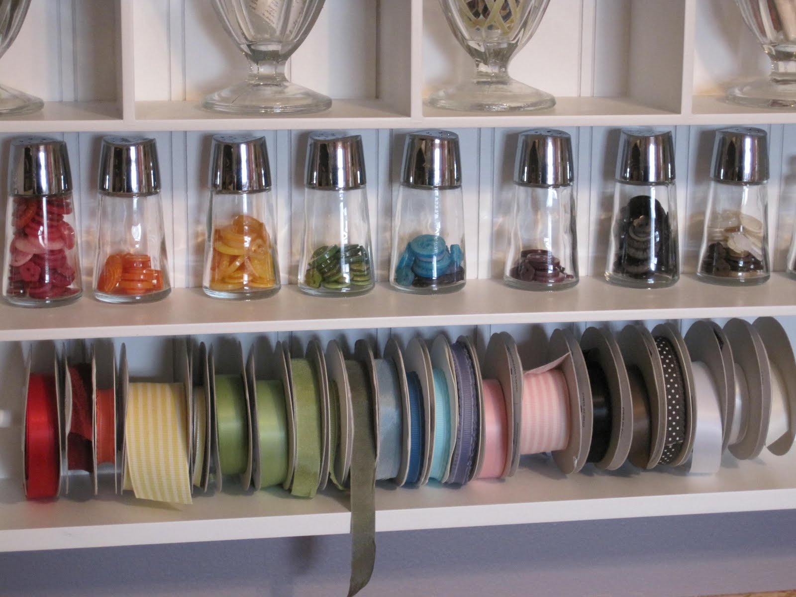 Organizing Ribbon & Buttons Simple Affordable Crafting