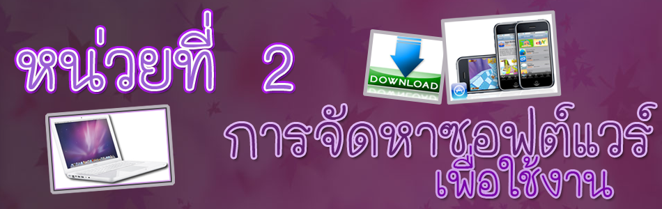 การจัดหาซอฟต์แวร์เพื่อมาใช้งาน