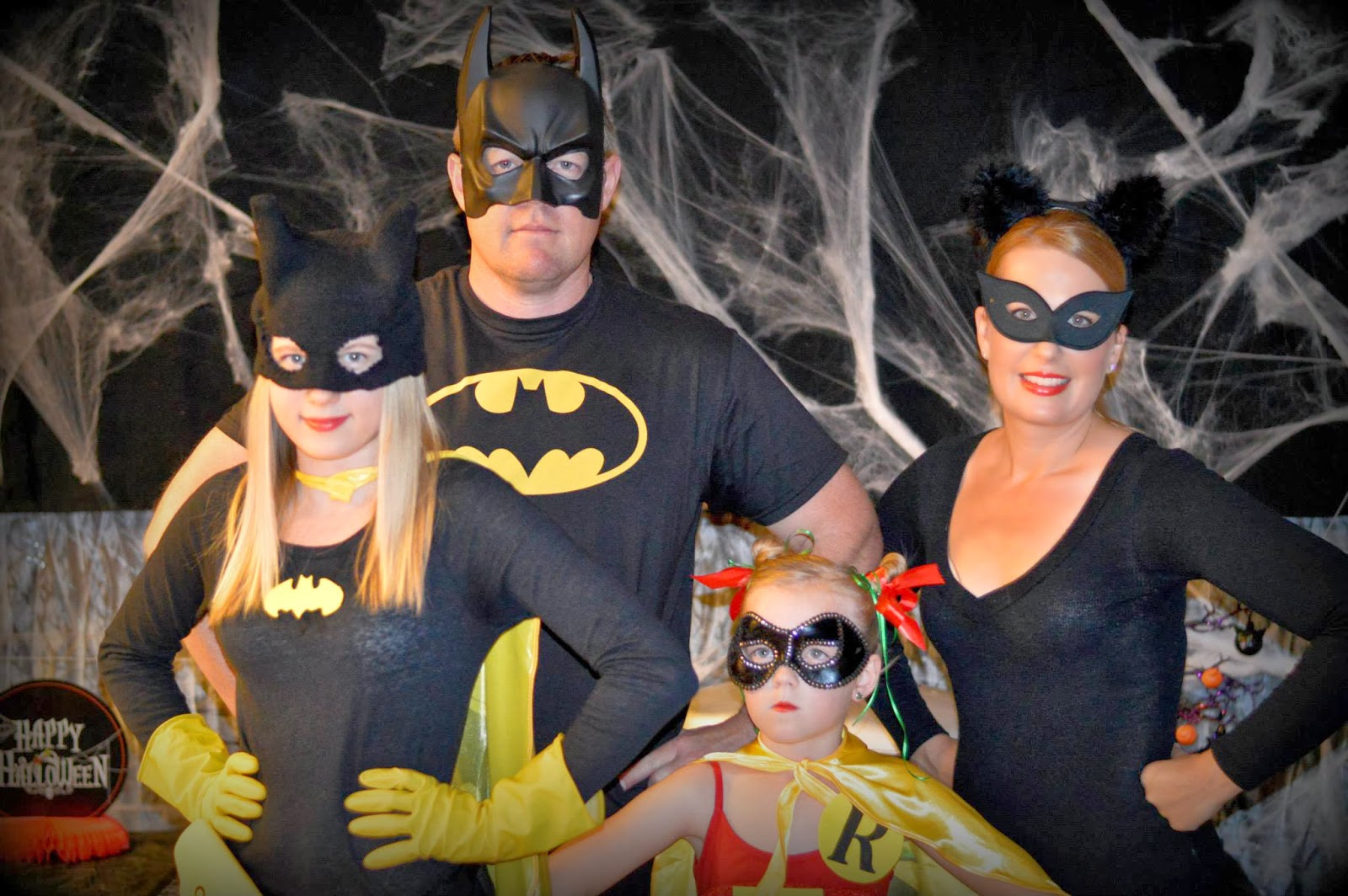 The Busy Broad Batman Themed Family Costumes