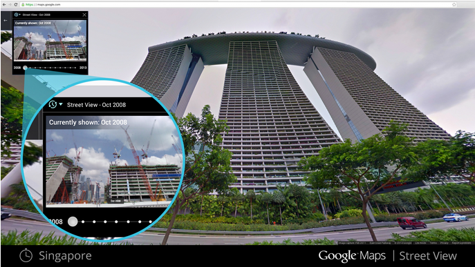 Street View in Singapore.