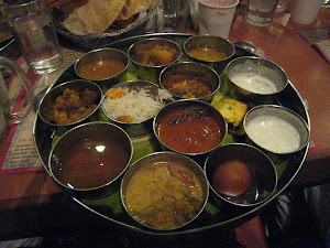 Day 2: Picture of the day ... my first Thali