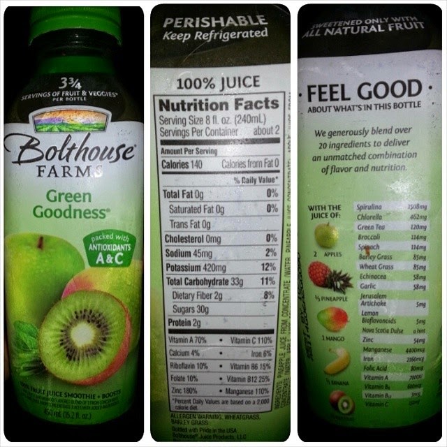 Is Bolthouse Farms Green Goodness Good For Weight Loss 