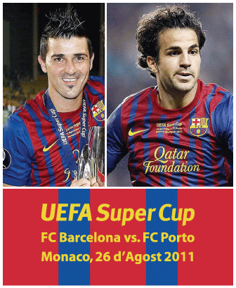 Programm UEFA Super Cup 2011 FC Barcelona FC Porto