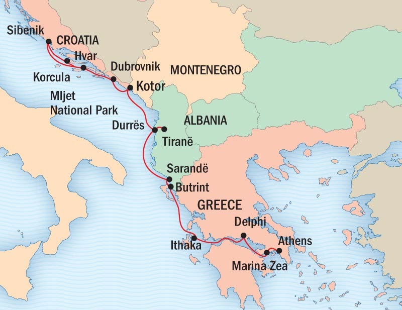 Under Sail The Dalmatian Coast to Greece