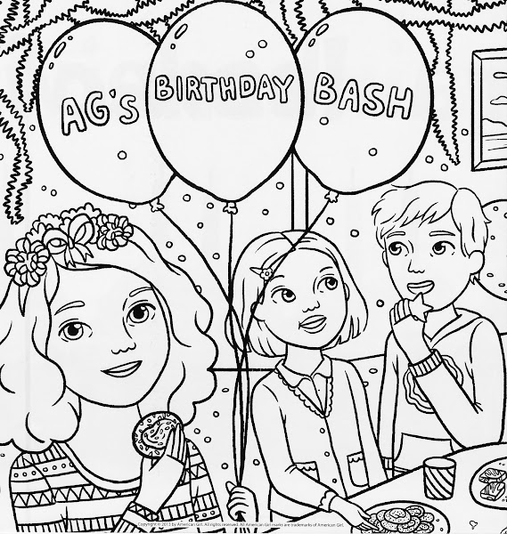 American Girl Coloring Pages