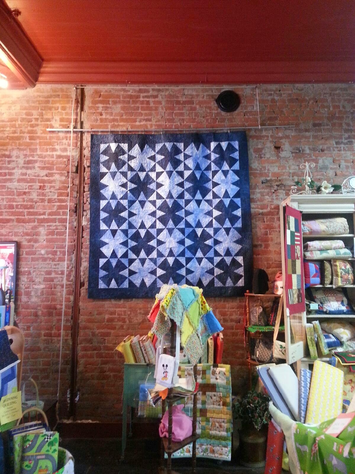 Quilt and Sew Forever Displayed At Local Quilt Shop