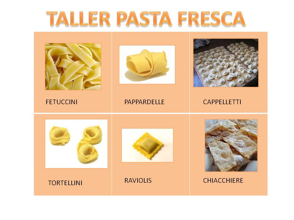 Mi cocina enharinada TALLER DE PASTA FRESCA