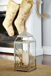 Christmas lantern with pillar candle | CANVAS Christmas Collection | RamblingRenovators.ca