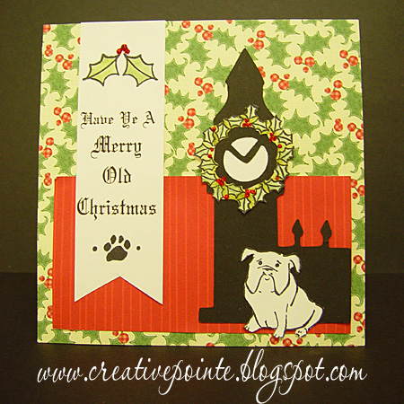 The Creative Pointe: Merry Olde Christmas Card &amp; SVG: Big Ben