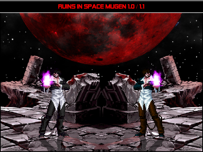 stage - [STAGE] Ruins in Space [640x480][Mugen 1.0] [Mugen 1.1 + Zoom]  Menu+Stages