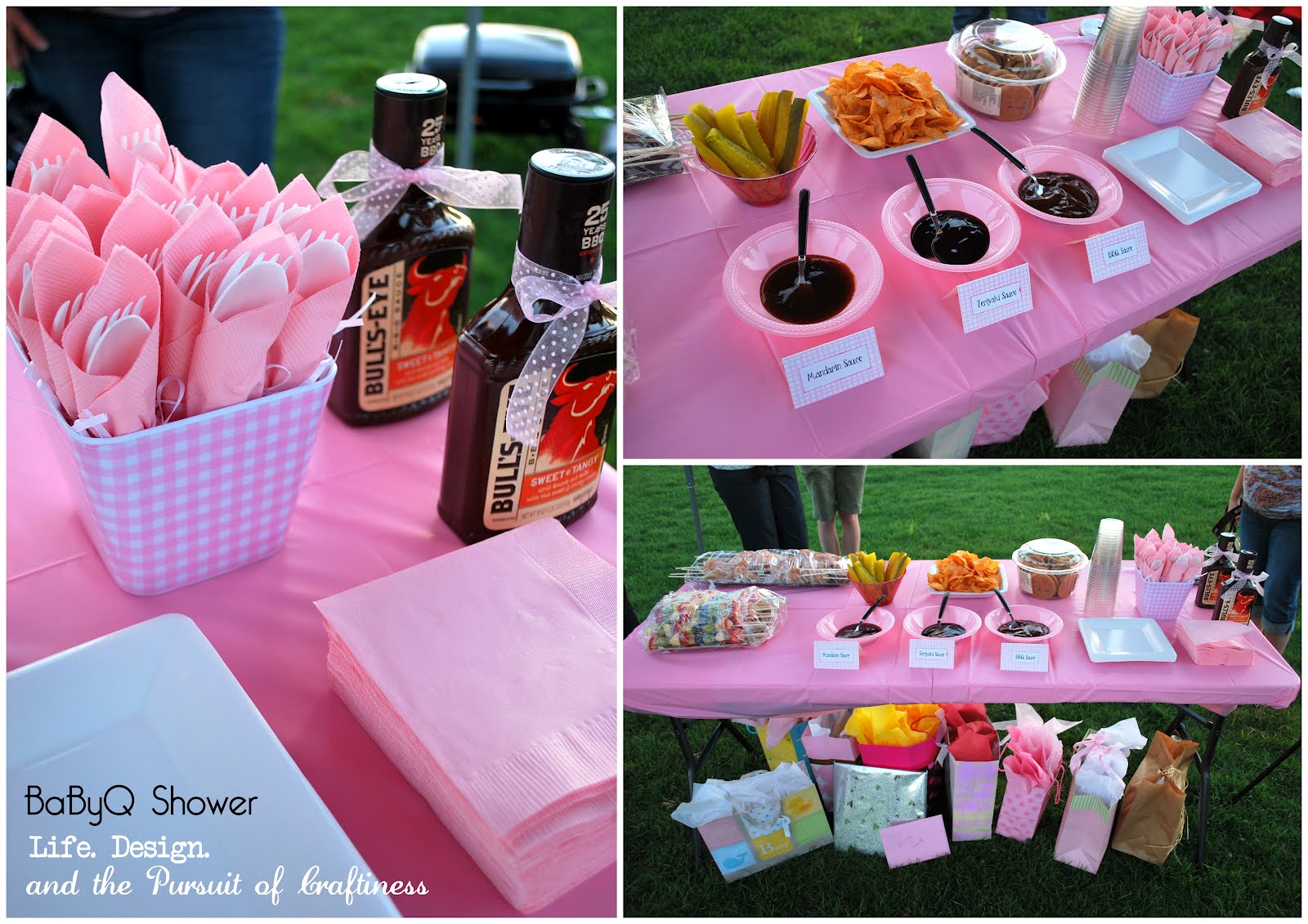Life.Design. and the Pursuit of Craftiness Baby BBQ Baby Girl Shower
