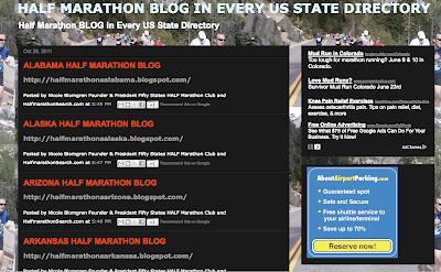 HALF MARATHON BLOG DIRECTORY