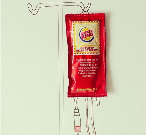 12-Ketchup-Transfusion-Illustrator-Javier-Pérez-aka-cintascotch-Design-in-Real-World