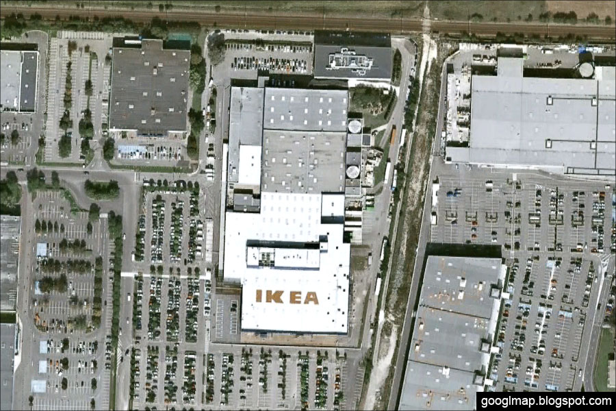 Интересные места на картах Google IKEA