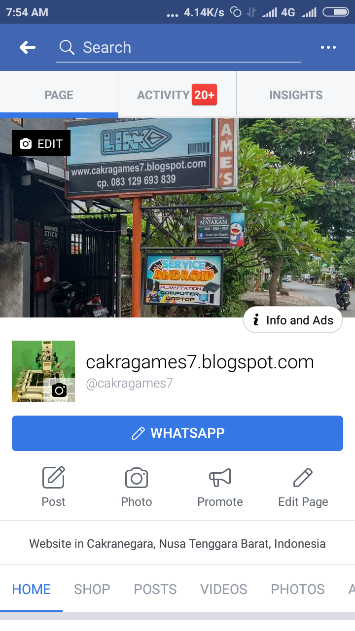 Fans page fb cakragames7