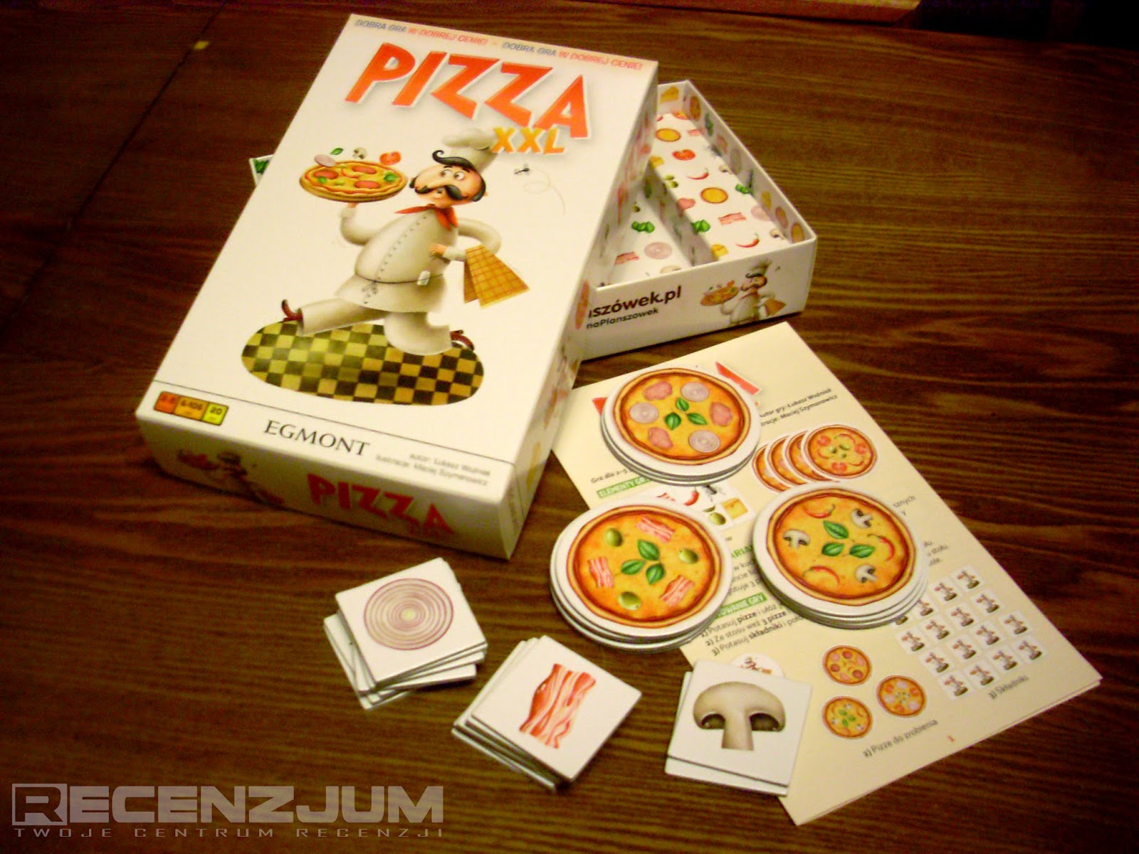 Recenzjum Twoje centrum recenzji! Recenzja gry planszowej Pizza XXL