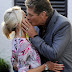David Hasselhoff and Hayley Roberts Leave Fountain Studios