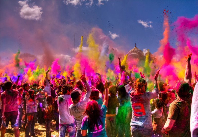 detalles about the holi festival in india