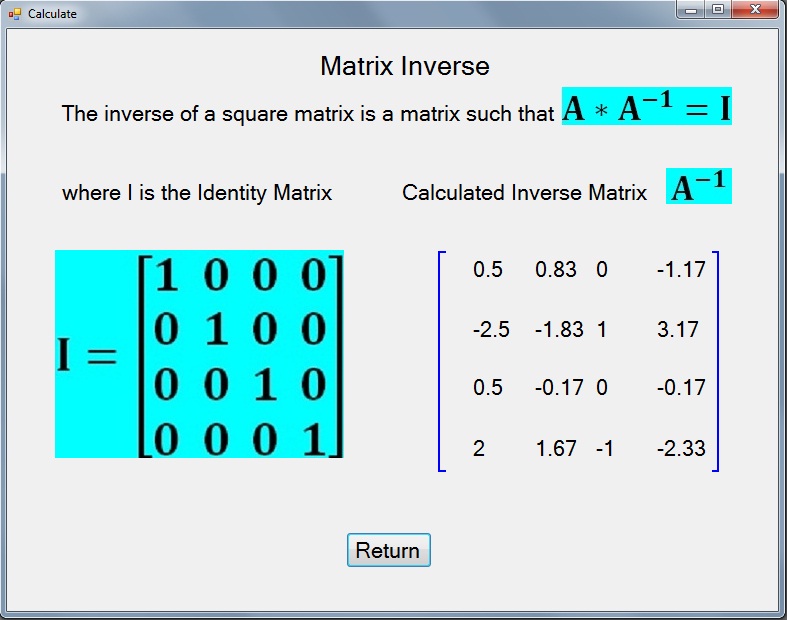 inverse matrix calculator inverse matrix calculator