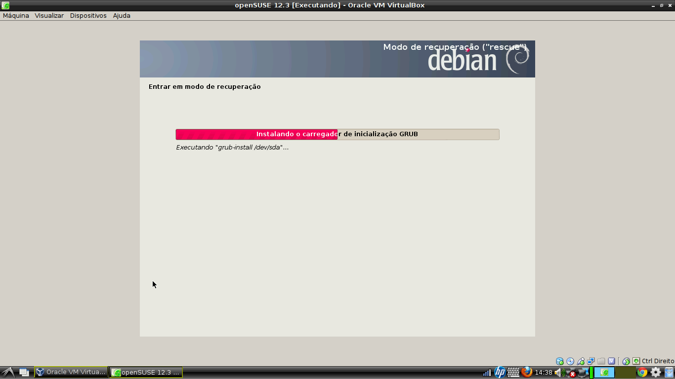 Recuperando o grub com o cd/dvd do Debian Tudo sobre informática!!!