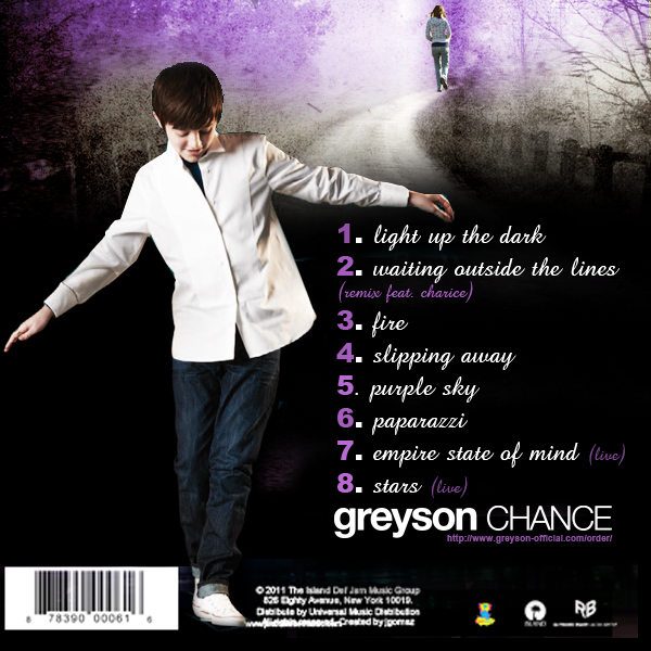 Everythingcovers CD (fanmade) Slipping Away EP Greyson Chance
