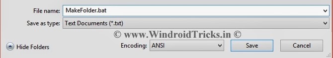 Save As : anyName.bat make unlimited folders using notepad