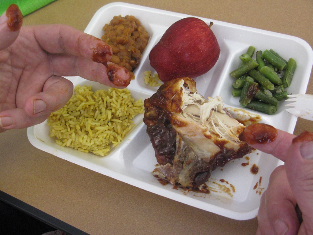 Better D.C. School Food What's for Lunch Gooey BBQ Chicken