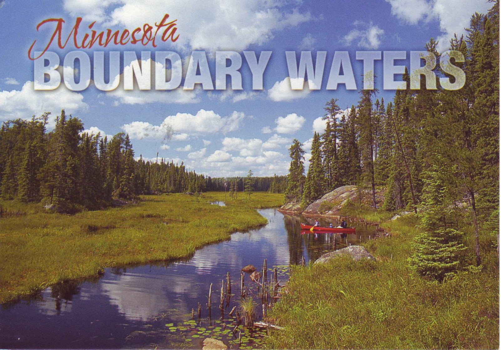 The World in Postcards Sabine's Blog Boundary Waters, Minnesota, USA