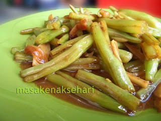 resep buncis asem manis