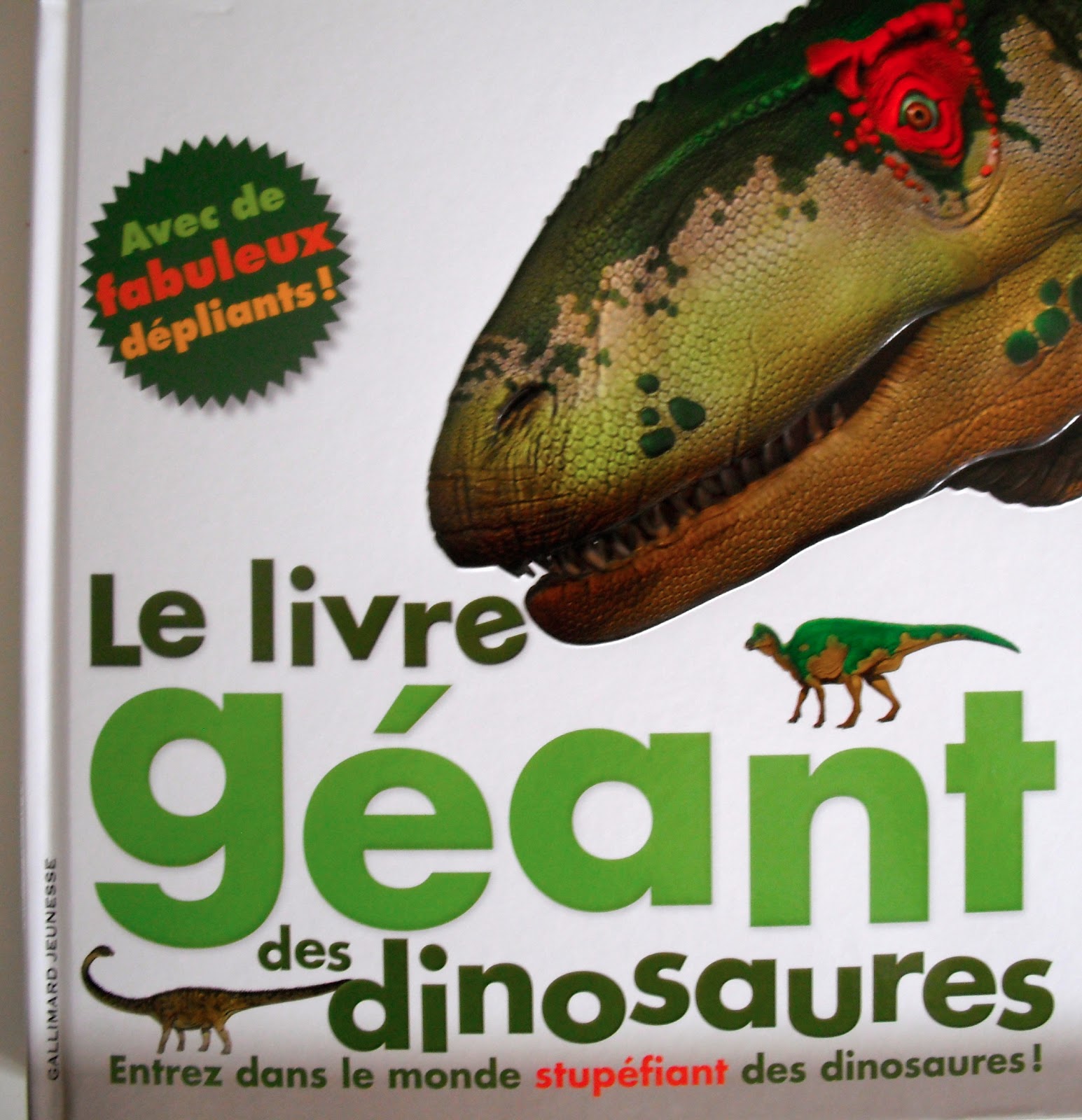 Sous le feuillage Le livre GEANT des dinosaures