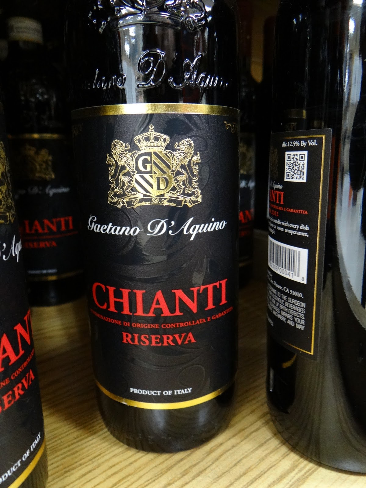 Trader Joe's 365 Day 355 Gaetano d’ Aquino Chianti Riserva