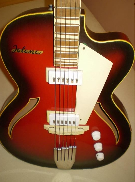 THE UNIQUE GUITAR BLOG Jolana Guitars First Electric Guitars Made In