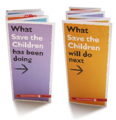 glossy leaflet that showed