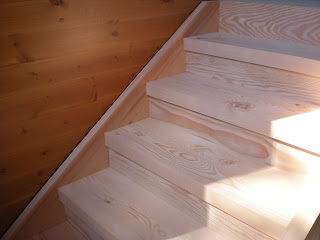 clear Doug fir timber stairs joinery,  https://www.huismanconcepts.com/