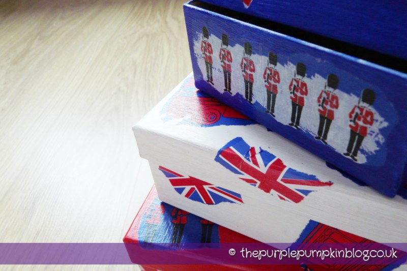 Diamond Jubilee Decoupage Boxes