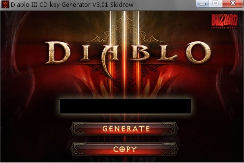 Diablo 3 CD Key Generator V3.01 Skidrowl