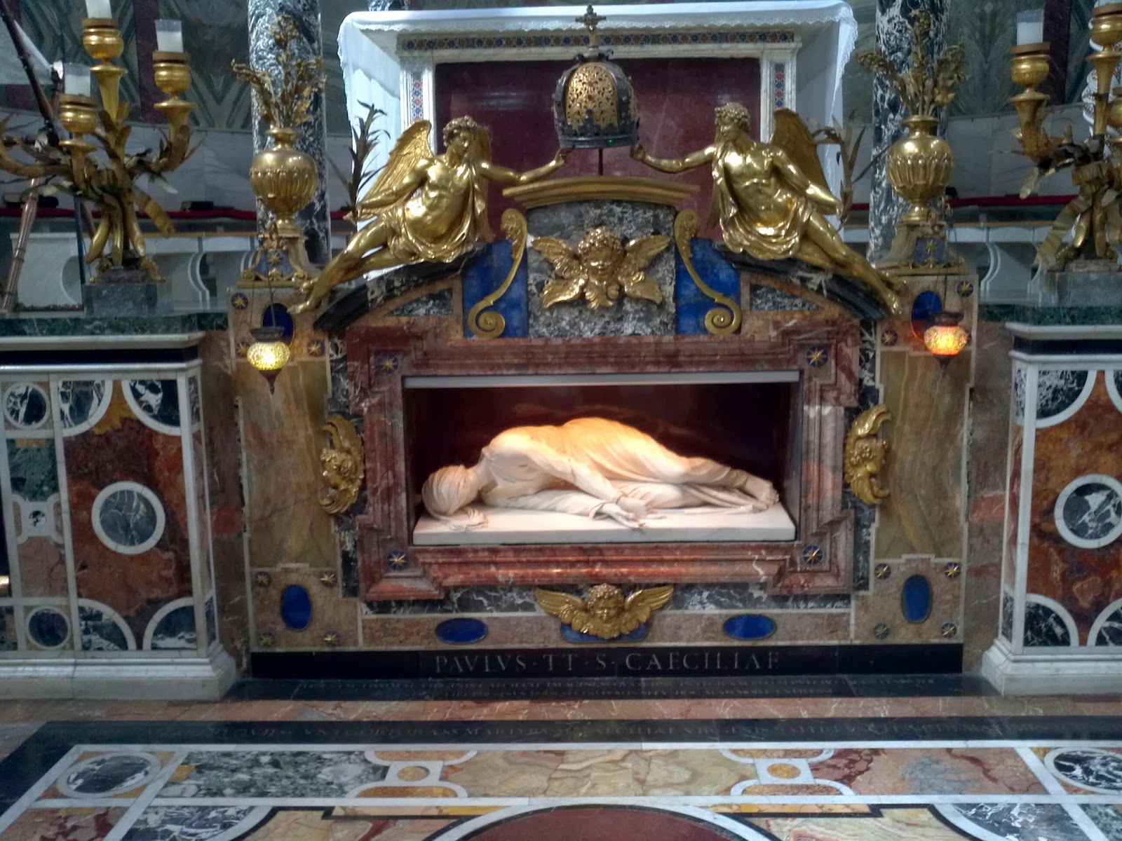 Finding The Saints in Rome! St Cecilia