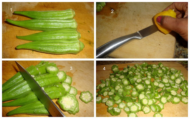 images of okra How To Avoid The Stickiness From Okra / Bhindi / Lady's Finger ?