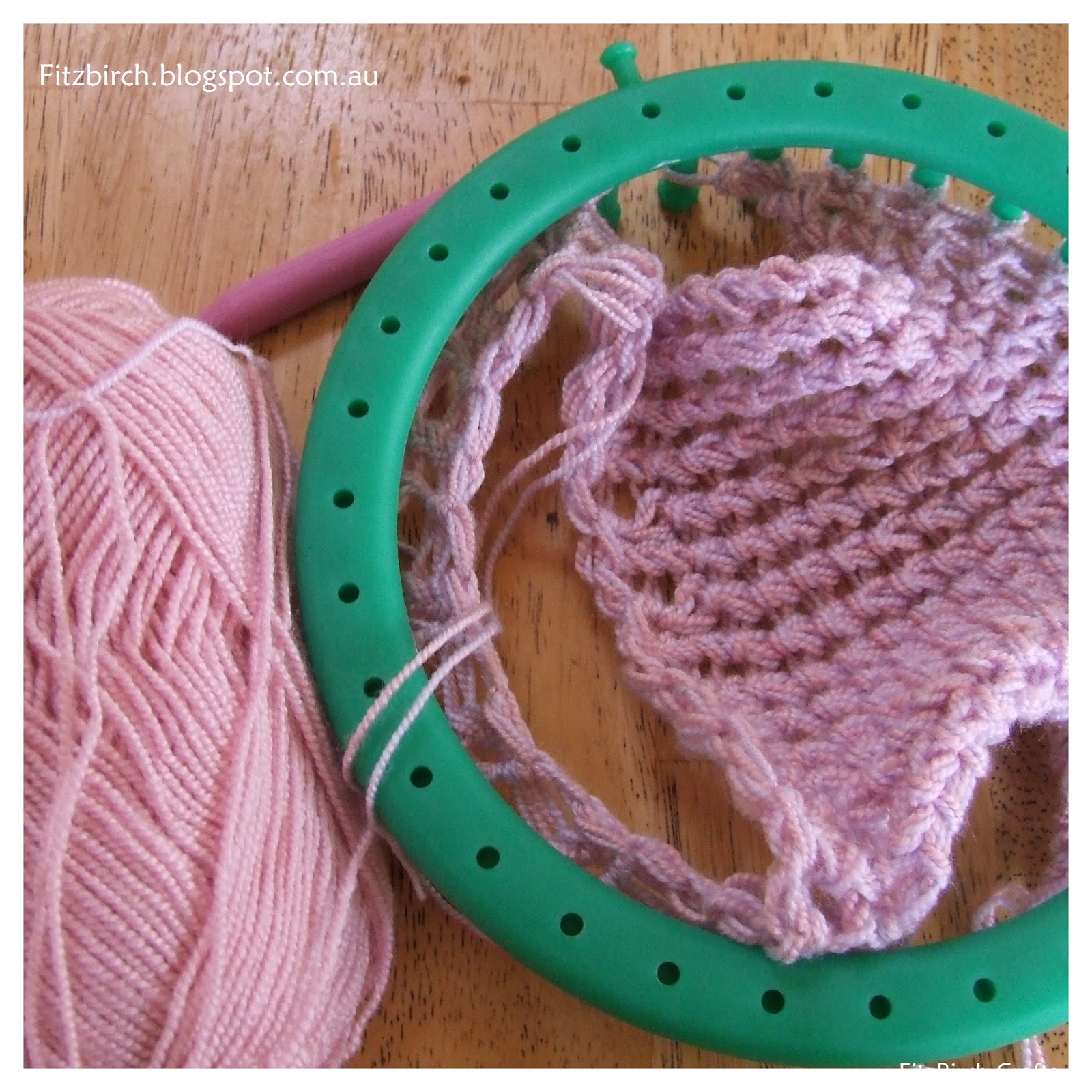 FitzBirch Crafts Loom Knit Tea Cosy