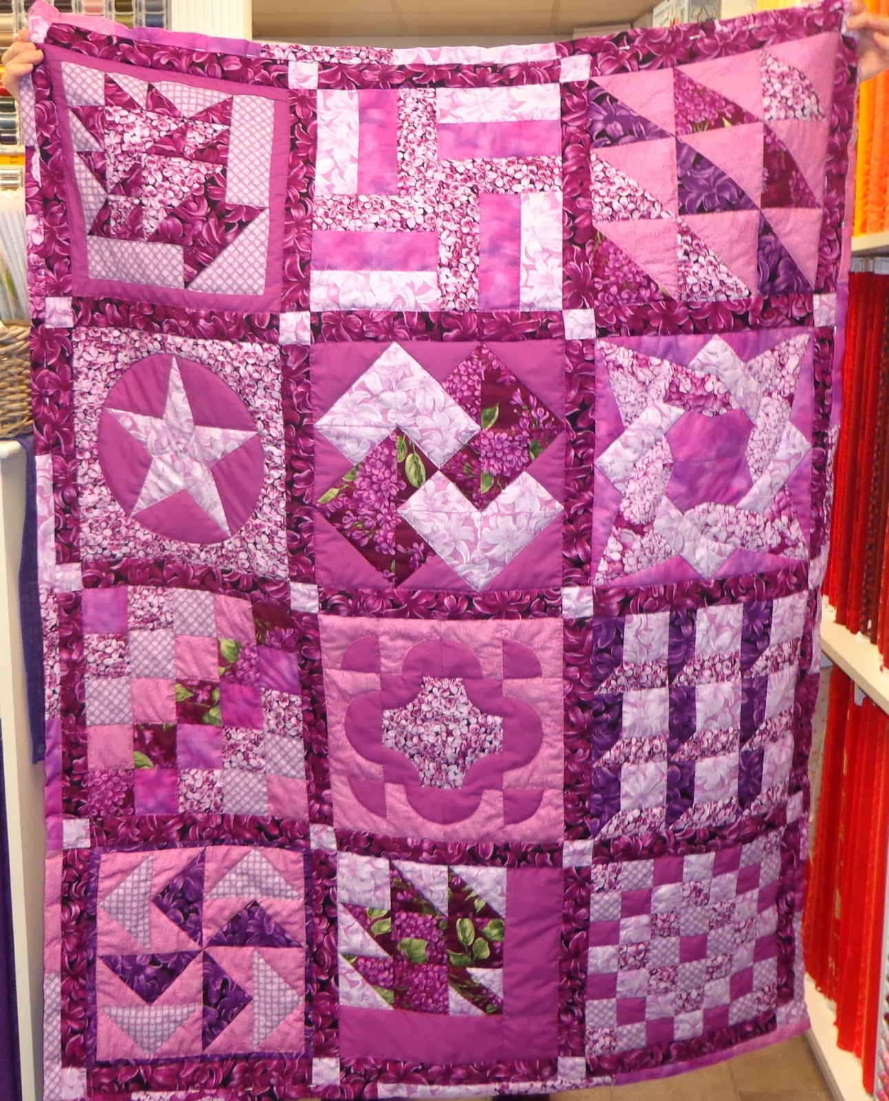 Angie Quilts Hand Pieced, Hand Quilted