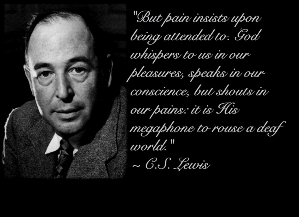 Lewis Christianity God God Speaks Pain Quote On Pain Quotes Lewis Christianity God God Speaks Pain Quote On Pain Quotes