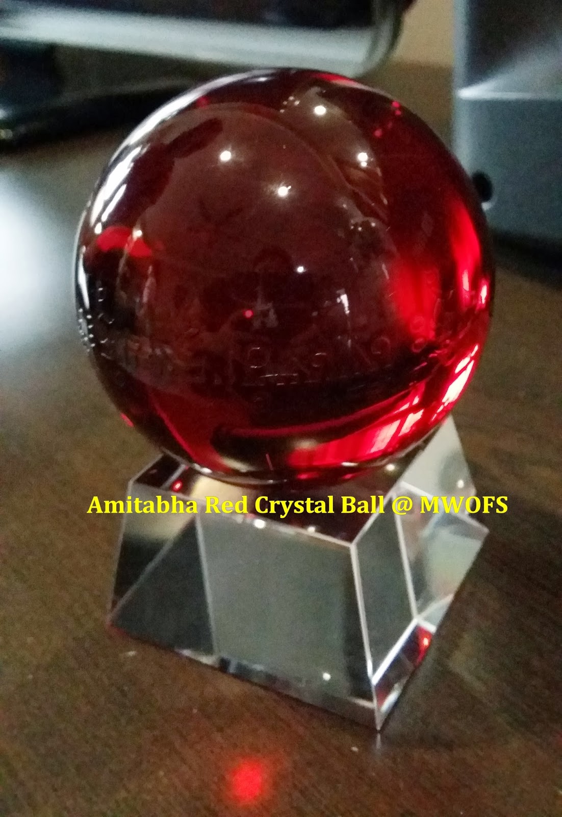 to The Mystical World of Fengshui Amitabha Red Crystal Ball