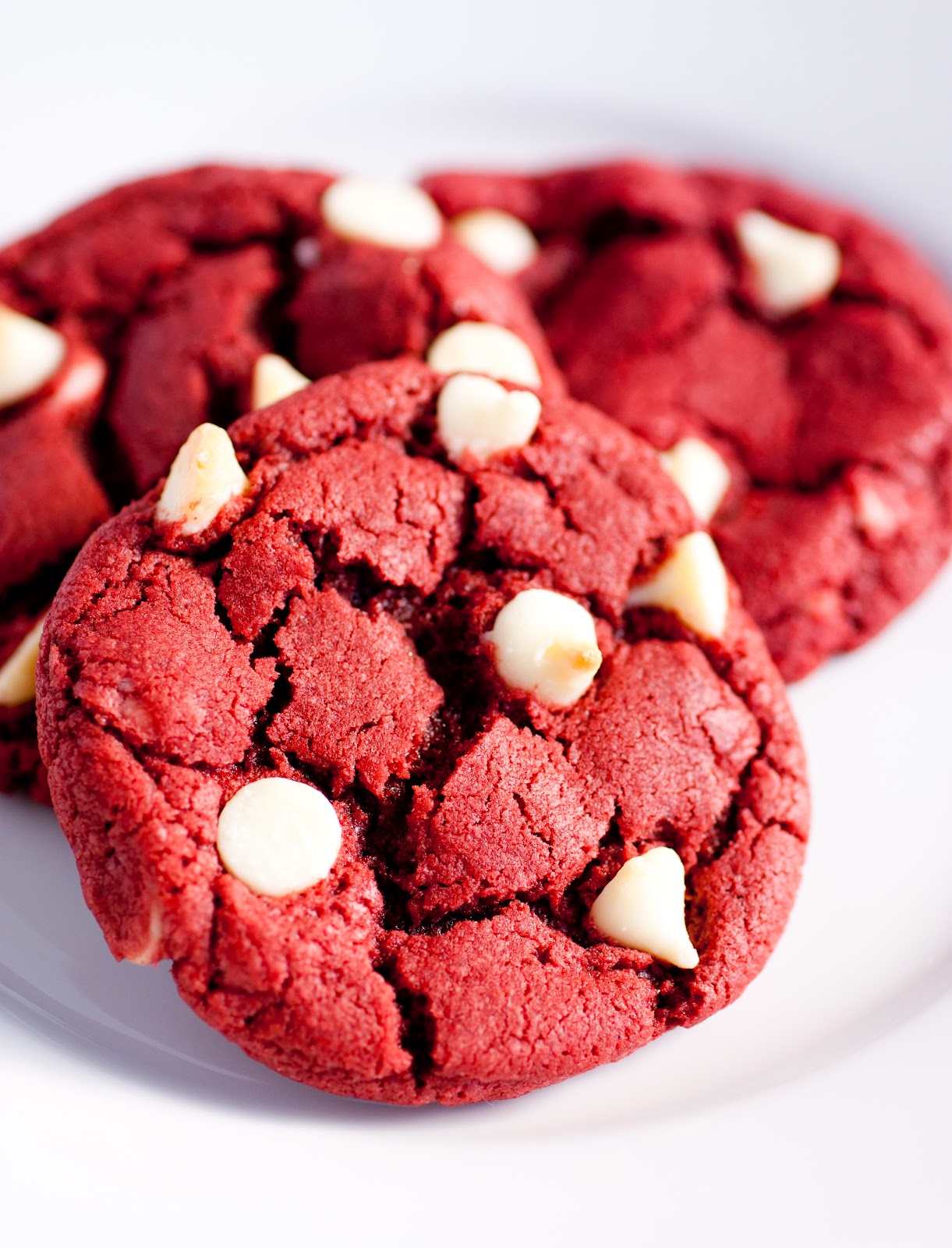 Red Velvet White Chocolate Chip Cookies | Quick & Easy Recipes